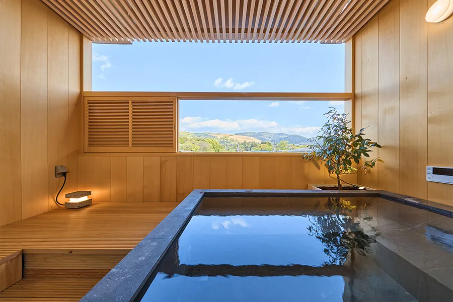 Room with open-air bath Unkai