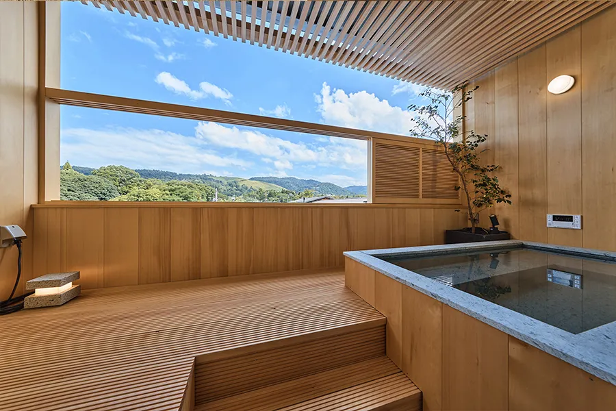 Room with open-air bath Tsuchi