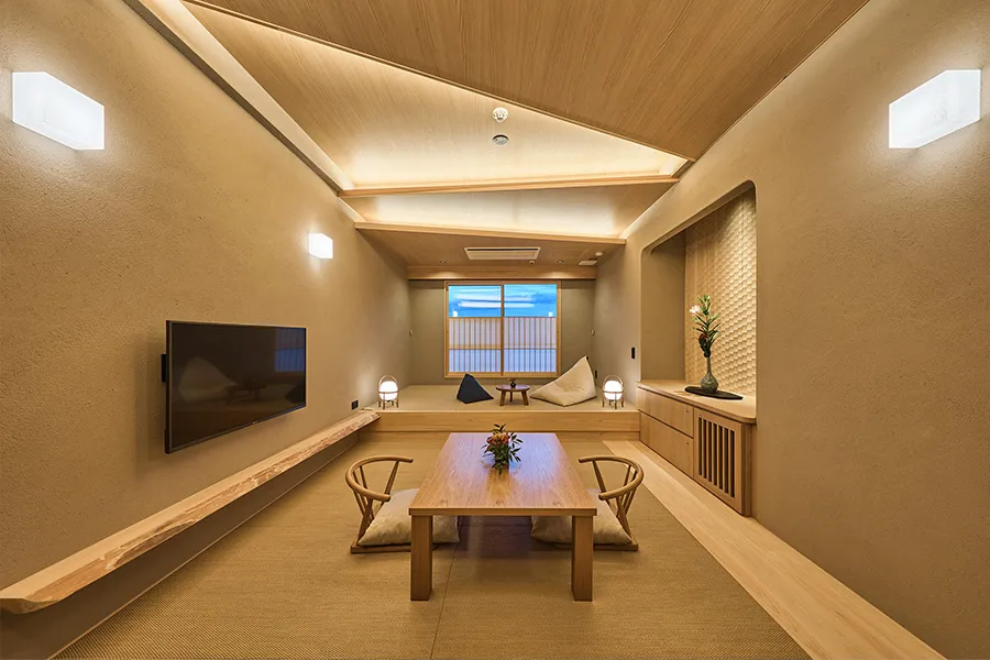 Japanese-style modern room with a small separate Japanese-style room Akane