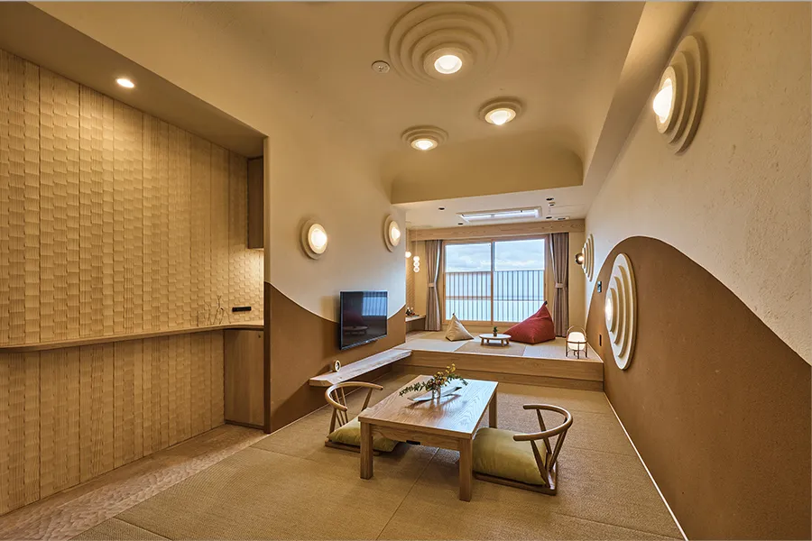 Japanese-style modern room with a small separate Japanese-style room Akane